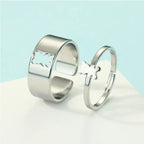 Ring Bjørn 2 Stykker Sølv