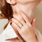 Pentakelring Trolddom Kvinde Wiccan sølvring