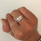 Ring Lille Farvet Hjerte 