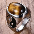 Ring med Tigerøje-sten 