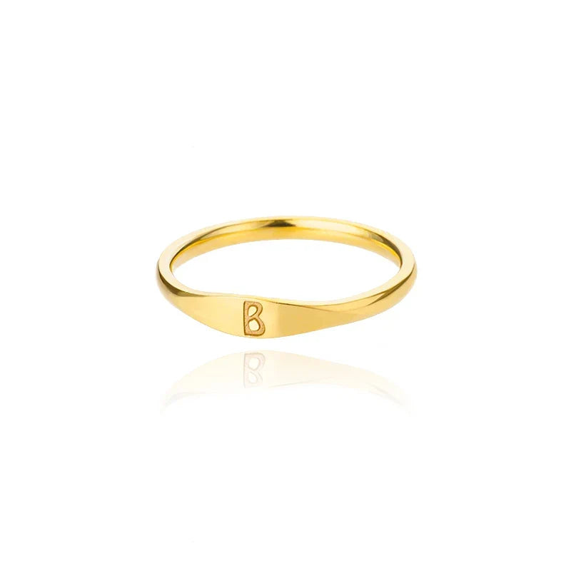 Dame ring initial b