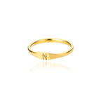 Dame ring initial n