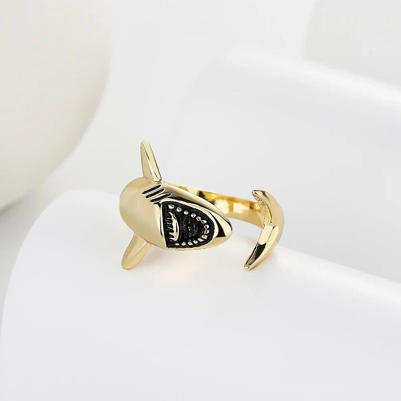 Bague Requin Pour Femme or