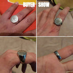 Ring Hecates hjul Strophalos Wiccan hekseri sølv