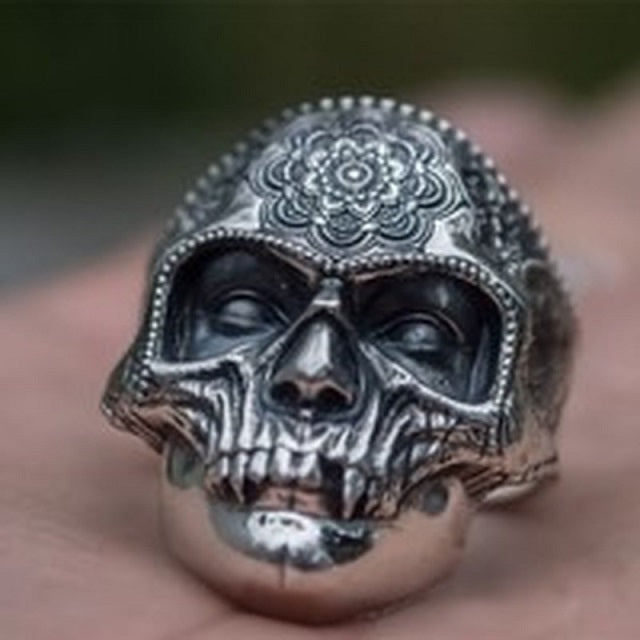 Skull-ring for menn