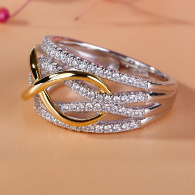 Bague Symbole Infini Anneau Femme