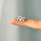 Prsten Triquetra Uzel Trojice Irský Keltský stříbrný