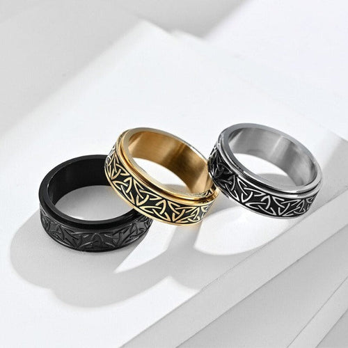 Viking Ragnar ring med roterende ring