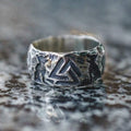 Viking Valknut ring