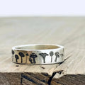 Vintage ring med svampe