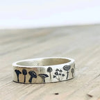 Vintage ring med svampe