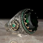 Bague pour homme ou femme arabe musulman vert
