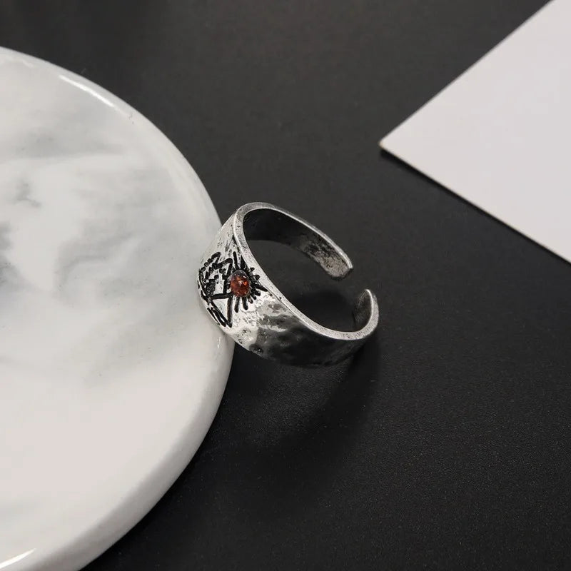 Bague Vintage Montagnes et Soleil