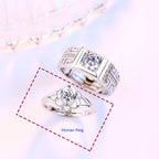 Prstýnky pro páry Kroužek Květina žena