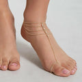 Fod- og Tå-smykke - Kvindelig Fodkæde