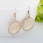 Øredobb Livets Tre roségull