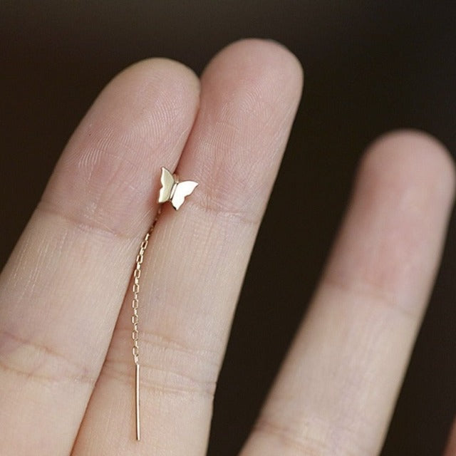 Ørering Sommerfugl guld