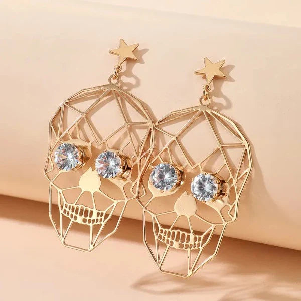 Øredobb Dødningehode Dame