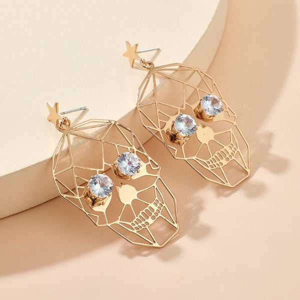 Øredobb Dødningehode Dame