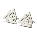 Viking Øreringe til Mænd sølvfarvet