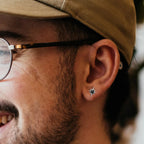 Stjernestiftøredobber med Zirkon