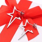 Øredobber Stift Stjerne Punk-stil sølv