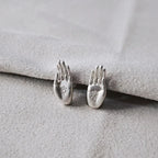 Øredobber med Buddhas hånd i sølv