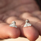 Silverfärgade bergsörhängen med stift


Material: stål


Färger: silver


Storlek: 1 cm i diameter (se bild)


Allergivänlig garanti, passar för män, kvinnor, pojkar eller flickor


Mycket välgjord produkt