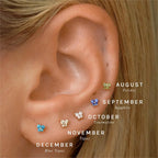 Øredobber med fødselsstein