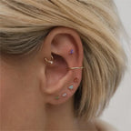 Øredobber med fødselsstein