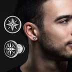 Øredobber Kompass Stift Herre Kompass Rose