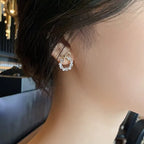 Creoler med perler og sommerfugleknude