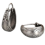 Boucles d'Oreilles Créoles Ethniques Vintages