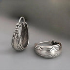 Boucles d'Oreilles Créoles Ethniques Vintages