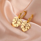 Øredobber Kreoler Palmeblad