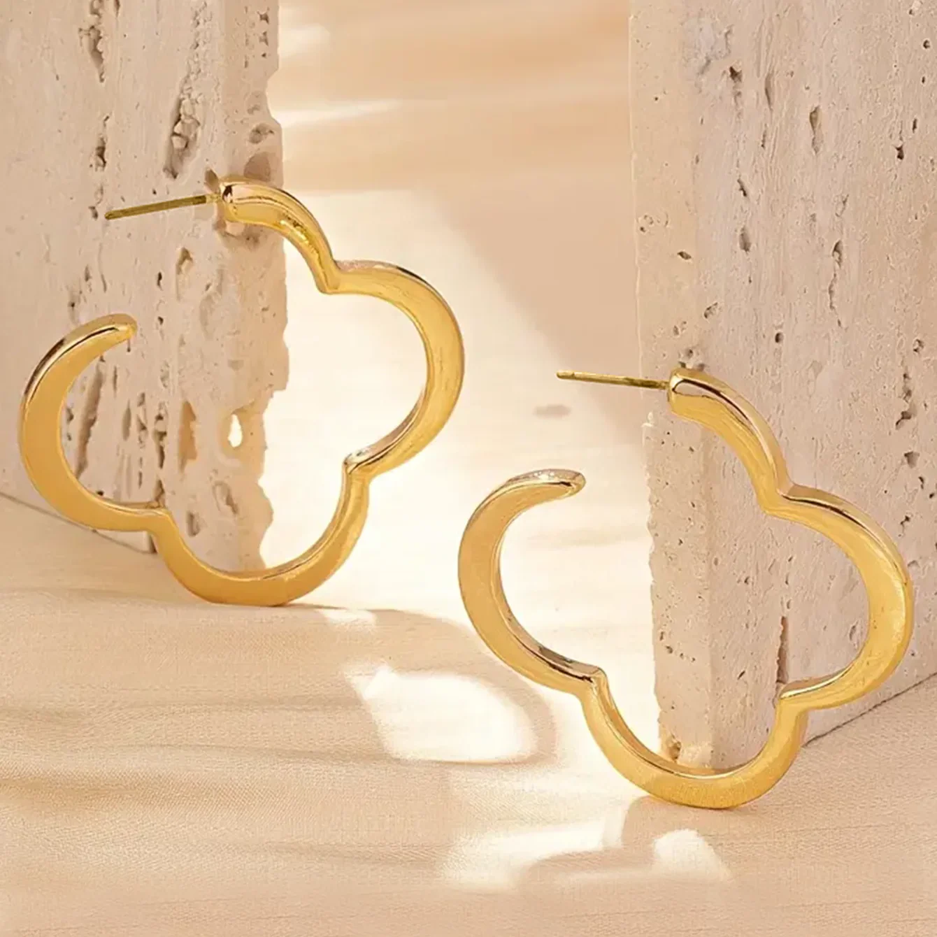 Øreringer Creoler Firebladskløver