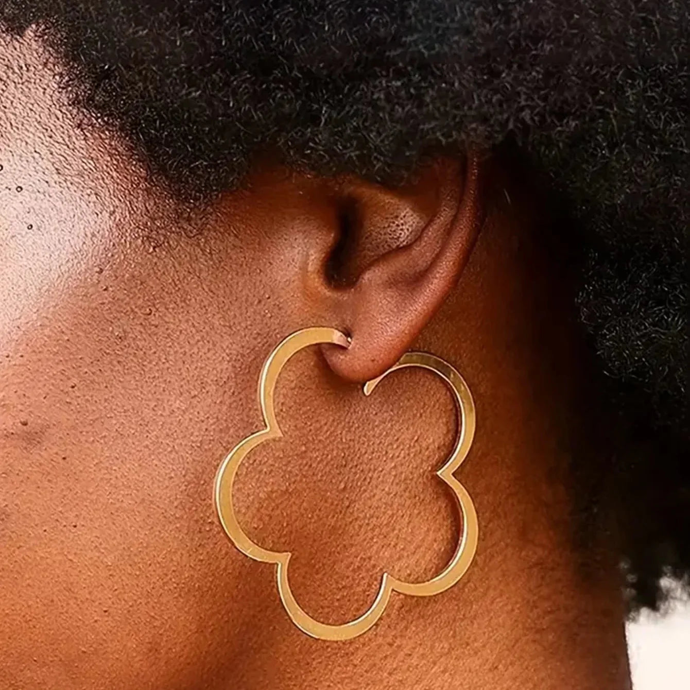 Øreringer Creoler Fembladskløver