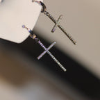 Kors Zircon Creol Øreringe 