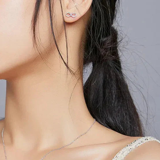 Multifarvede uendelige øreringe