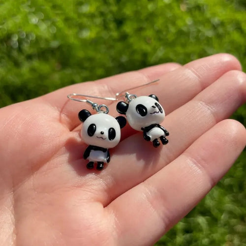 Panda Øreringe