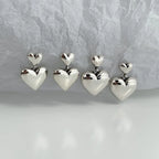 Náušnice srdíčka visací pro ženy