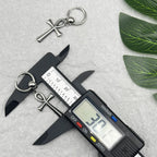 Hængende øreringe Ankh-kors