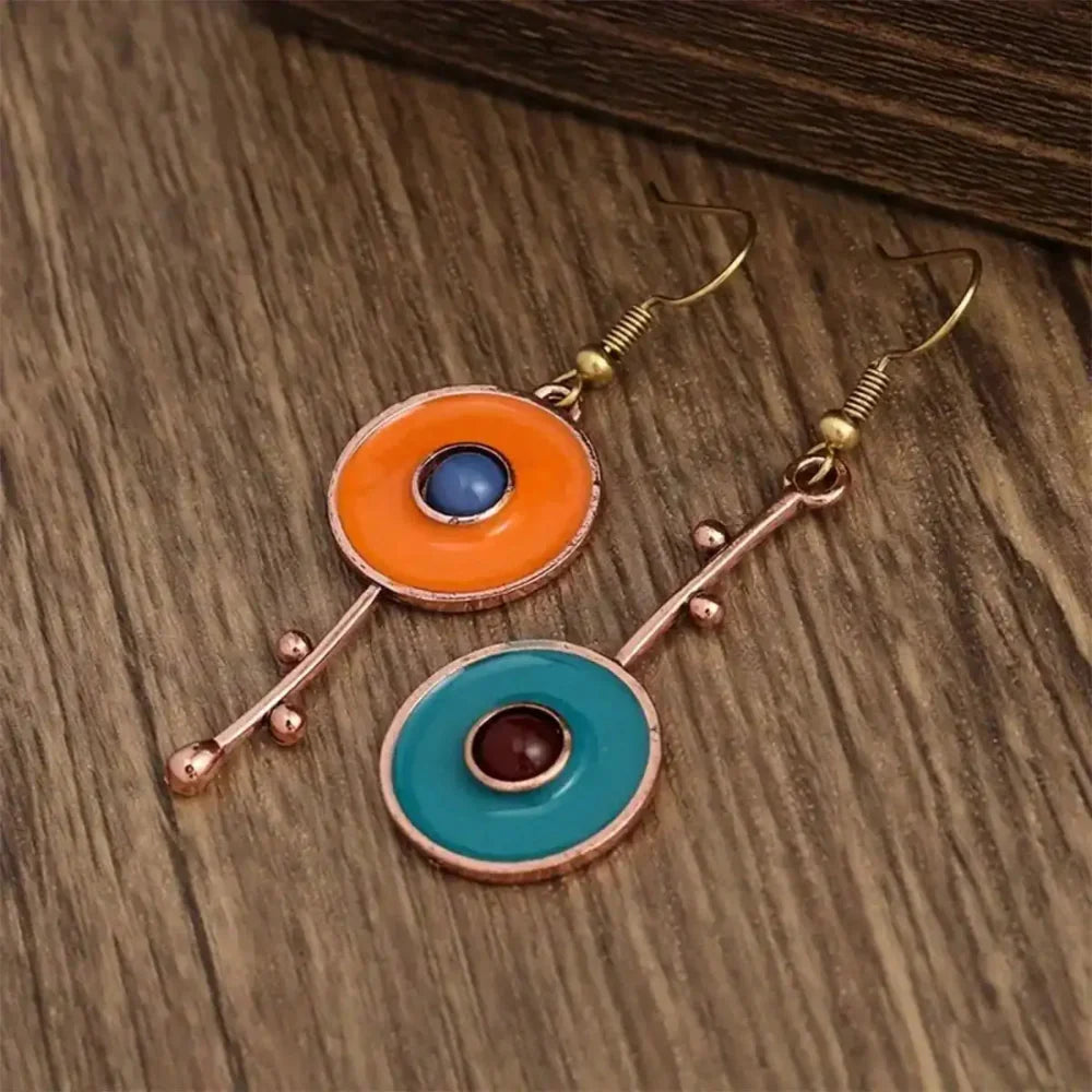 Boucles d'Oreilles Pendantes Ethniques Atypiques