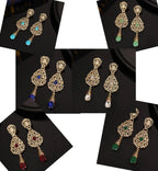 Øreringe med hængende etniske orientalske