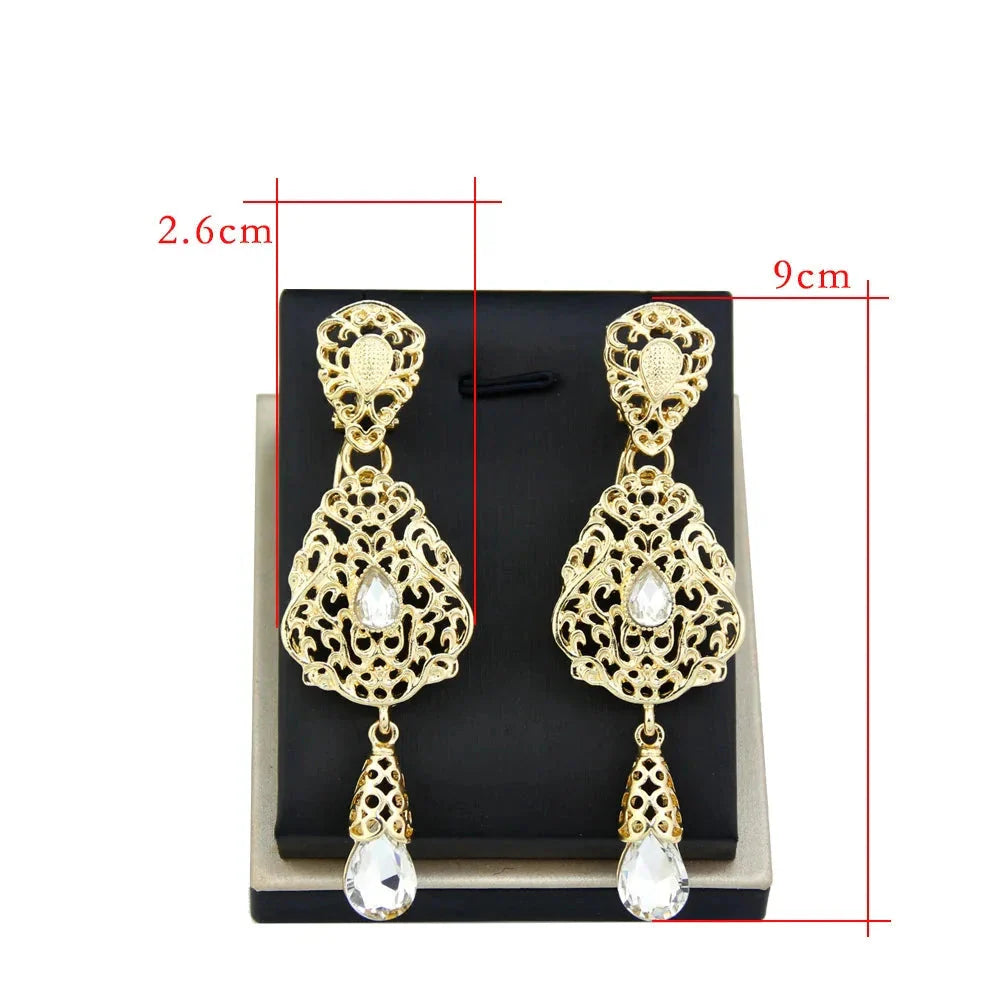 Boucles d'Oreilles Pendantes Ethniques Orientales