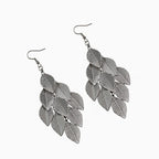 Hängande Örhängen Löv Dam silver