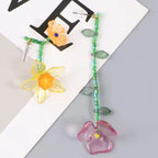 Bohemsk stil hengende blomsterøredobber