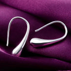 Visací náušnice ve tvaru kapky vody