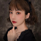 Hængende Øreringe med Måne og Stjerner