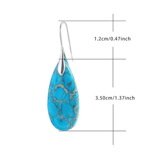 Øredobber med Naturlig Sten 